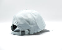 'Dad Hat- Leather Patch- White