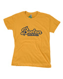 'Outline Logo Women's Tee - Gold