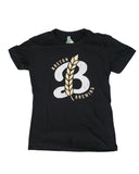 'B' Logo Women's Tee - Black