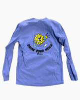 'Good News Long Sleeve Tee - Blue