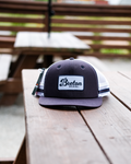 Pukka Trucker Hat- Navy/White Stripe- Crsv Patch